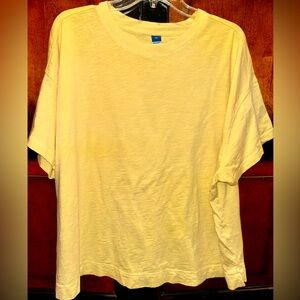 Old Navy Yellow Short Sleeve Tee